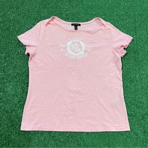 Vintage Polo Ralph Lauren pink short sleeve tshirt